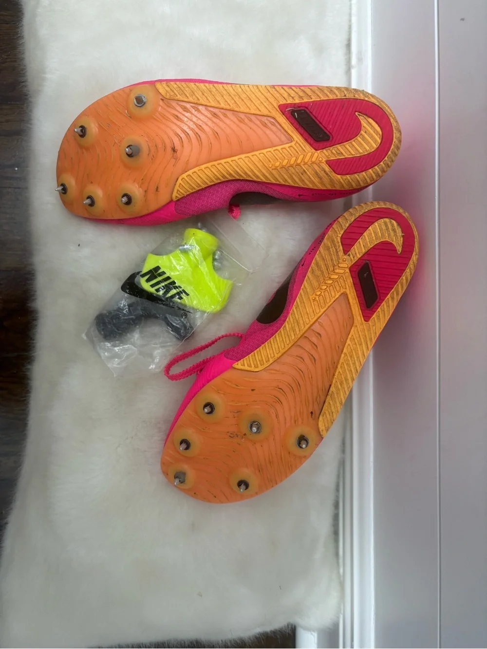 Hot Pink Nike Spikes